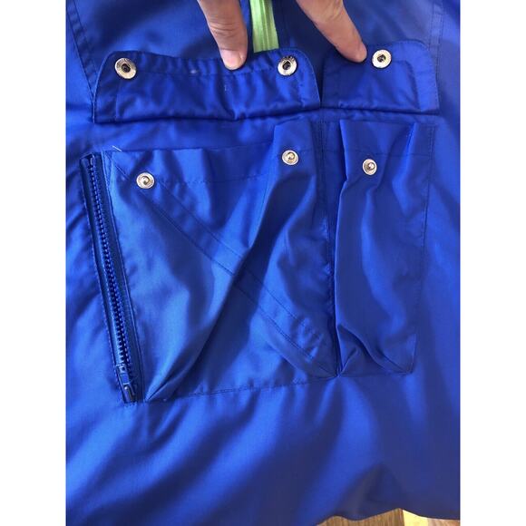 Vtg Obermeyer Caribou Anorak Jacket Pullover Jacket Small Blue Light Weight - Picture 4 of 12